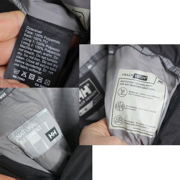 Helly Hansen Natural Segment Insulated Ski & Snowboard Pants Grey Winter Snow - Picture 7 of 15